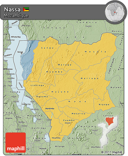 Savanna Style Map of Nassa