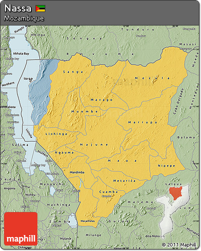 Savanna Style Map of Nassa