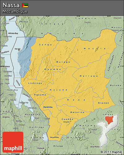 Savanna Style Map of Nassa