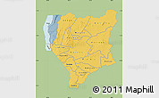 Savanna Style Map of Nassa, single color outside