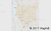 Shaded Relief Map of Nassa, lighten, semi-desaturated