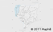 Silver Style Map of Nassa, single color outside
