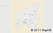 Classic Style 3D Map of Marrupa, single color outside