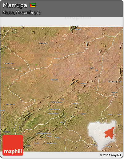 Satellite 3D Map of Marrupa