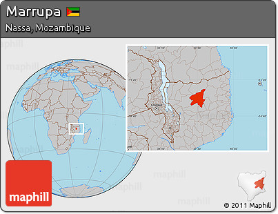 Gray Location Map of Marrupa