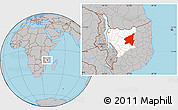 Gray Location Map of Marrupa, highlighted parent region