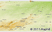 Physical Panoramic Map of Marrupa