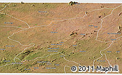 Satellite Panoramic Map of Marrupa