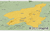 Savanna Style Panoramic Map of Marrupa