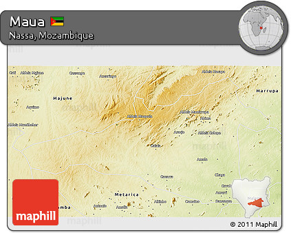 Physical 3D Map of Maua