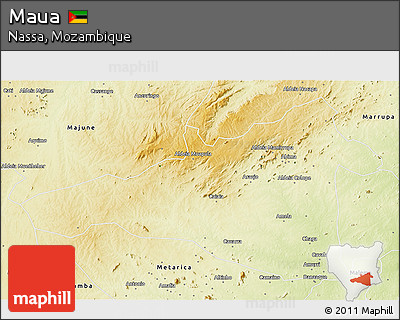 Physical 3D Map of Maua