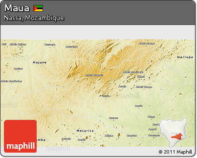 Physical 3D Map of Maua