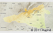 Physical 3D Map of Maua, semi-desaturated