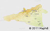 Physical 3D Map of Maua, single color outside