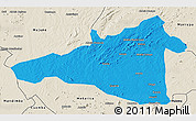 Political 3D Map of Maua, shaded relief outside