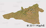 Satellite 3D Map of Maua, cropped outside