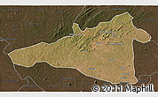 Satellite 3D Map of Maua, darken