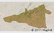 Satellite 3D Map of Maua, lighten