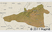 Satellite 3D Map of Maua, shaded relief outside
