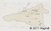 Shaded Relief 3D Map of Maua, lighten