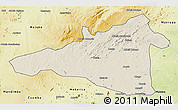 Shaded Relief 3D Map of Maua, physical outside