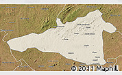 Shaded Relief 3D Map of Maua, satellite outside
