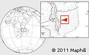 Blank Location Map of Maua