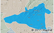 Political Map of Maua, lighten, semi-desaturated