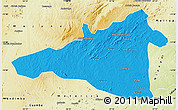 Political Map of Maua, physical outside