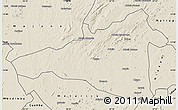Shaded Relief Map of Maua