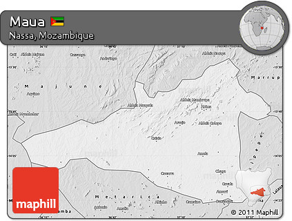 Silver Style Map of Maua