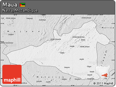 Silver Style Map of Maua