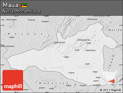 Silver Style Map of Maua