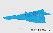 Political Panoramic Map of Maua, cropped outside