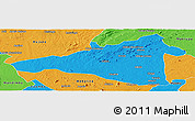 Political Panoramic Map of Maua