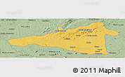 Savanna Style Panoramic Map of Maua