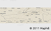 Shaded Relief Panoramic Map of Maua