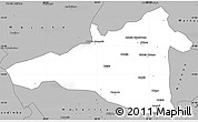 Gray Simple Map of Maua