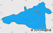 Political Simple Map of Maua, cropped outside
