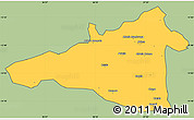 Savanna Style Simple Map of Maua, cropped outside