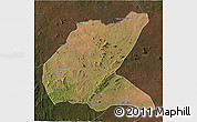 Satellite 3D Map of Mavago, darken