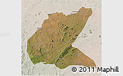 Satellite 3D Map of Mavago, lighten