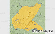 Savanna Style 3D Map of Mavago