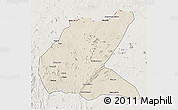 Shaded Relief 3D Map of Mavago, lighten