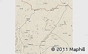 Shaded Relief 3D Map of Mavago