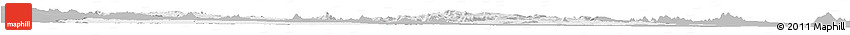 Gray Horizon Map of Mavago, single color outside