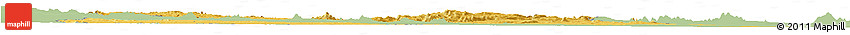 Savanna Style Horizon Map of Mavago, single color outside