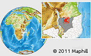Physical Location Map of Mavago, highlighted country, highlighted parent region