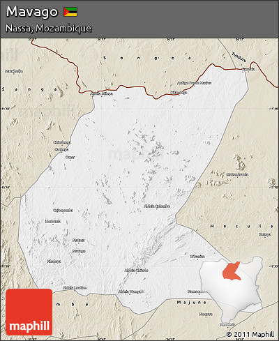 Classic Style Map of Mavago