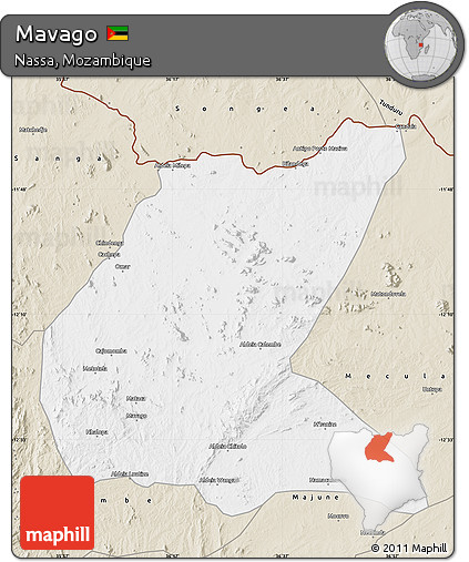Classic Style Map of Mavago